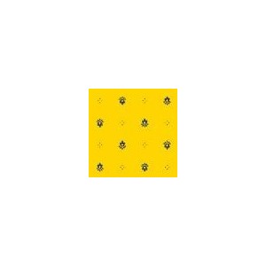 Nappe coton 2m/1m50  exclusif  jaune bleu