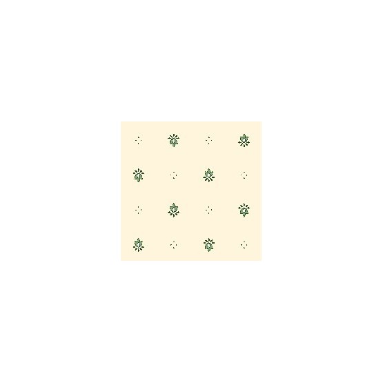 Serviette exclusif Blanc Vert Serviette exclusif Blanc Vert