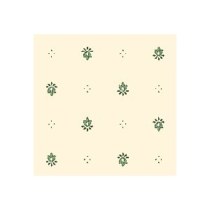 Serviette exclusif Blanc Vert