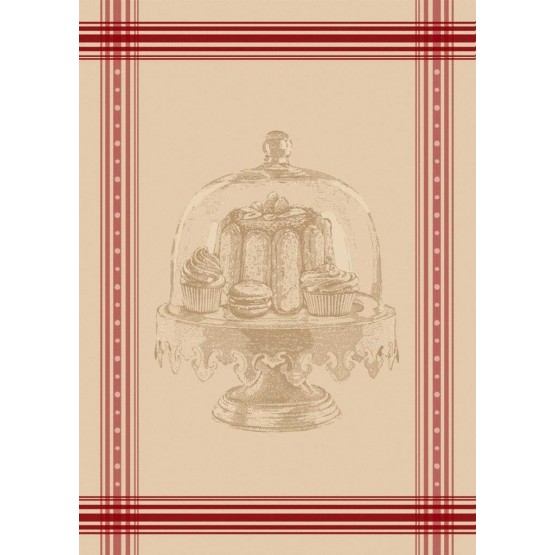 Lot de 3 Torchons coton tissé Jacquard gourmandise Lot de 3 Torchons coton tissé Jacquard gourmandise