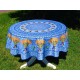 nappe-ronde-provençale-polyester-bouquet-de-blé-olive-bleu-jaune-table-tablecloth