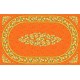 Nappe coton citron orange  2m50/1m55