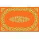 Nappe coton citron orange  2m50/1m55