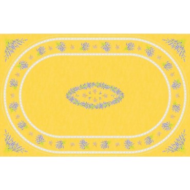 Nappe coton valensole jaune 2m50/1m55