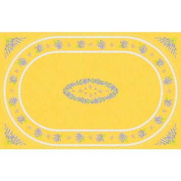 Nappe coton valensole jaune 2m50/1m55