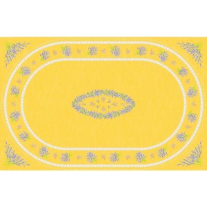 Nappe coton valensole jaune 2m50/1m55