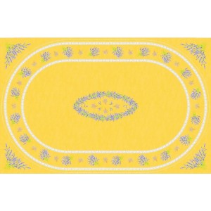 Nappe coton valensole jaune 2m50/1m55