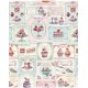 Nappe carrée nougatine coton enduit plastifié 1m50/1m50