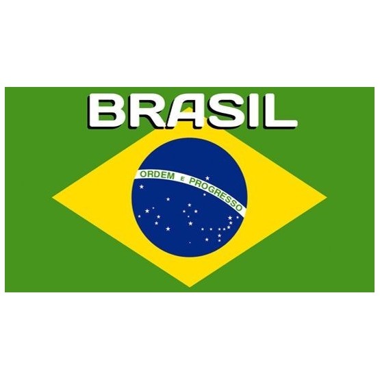 Serviette de plage Brazil Drapeau du Brésil 75 cm / 150 cm Serviette de plage Brazil Drapeau du Brésil 75 cm / 150 cm