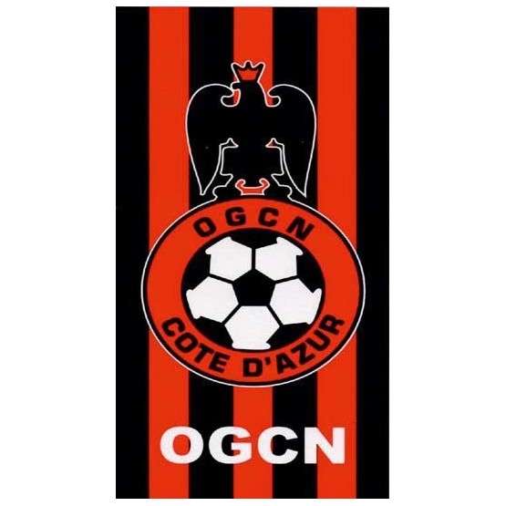 Serviette de plage OGC Nice Aiglons 75 cm / 150 cm Serviette de plage OGC Nice Aiglons 75 cm / 150 cm