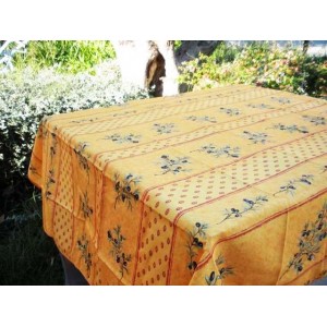 nappe olivou jaune 2m / 1m50