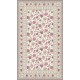 Nappe carrée jacquard  garance fushia bleu   1m45/1m45
