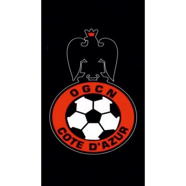 Serviette de plage OGC Nice Logo 75 cm / 150 cm