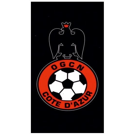 Serviette de plage OGC Nice Logo 75 cm / 150 cm