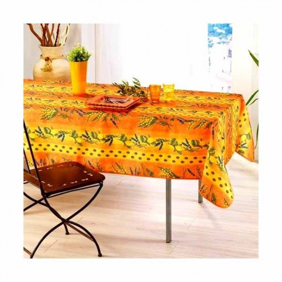 Mimosa Lavande Citron orange 2m40/1m50 anti tache Mimosa Lavande Citron orange 2m40/1m50 anti tache