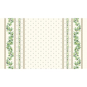 Nappe coton 2m/1m55  ramatuelle  écru