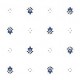 Nappe exclusif blanc bleu enduite 2m / 1m50