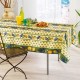 nappe-rectangle-citron-lavande-vert-jaune-polyester-antitache-infroissable-sans repassage-provençale-