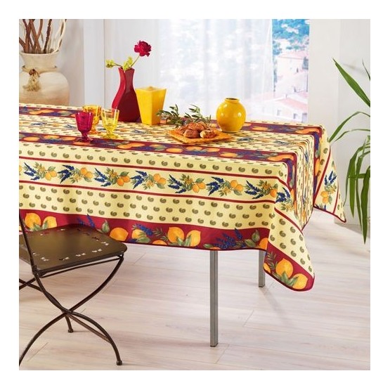 nappe-rectangle-provençale-citron-lavande-rouge-jaune-polyester-antitache-infroissable-sans-repassage-table-tablecloth-