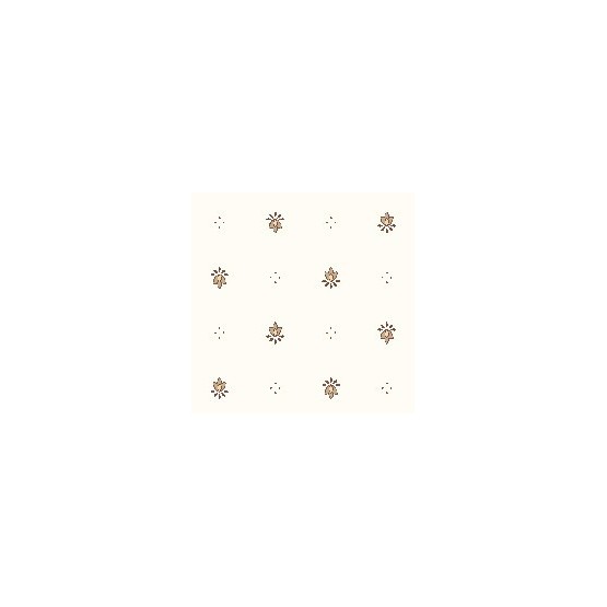 Nappe exclusif écru beige  plastifiée 2m50 / 1m50