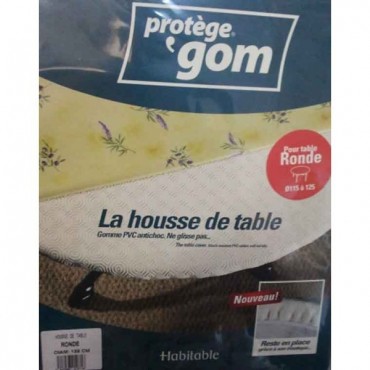 Sous-nappe protège table ovale Basic - Largeur 125 x Longueur 165 cm