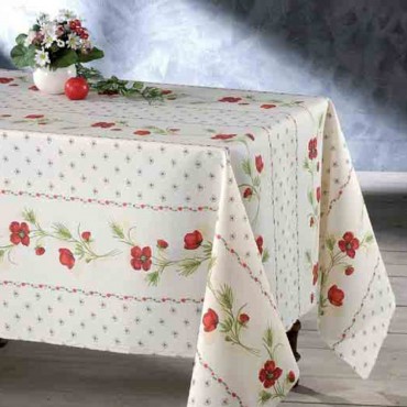 Nappe 2m40 x 1m50 Loelia Anti tache et infroissable