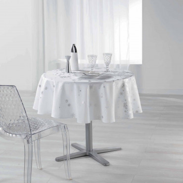 nappe-ronde-noël-blanc-argent-brillante-fête-polyester-anti-tache-infroissable-stain-proof-without-ironing-tablecloth-nice-table