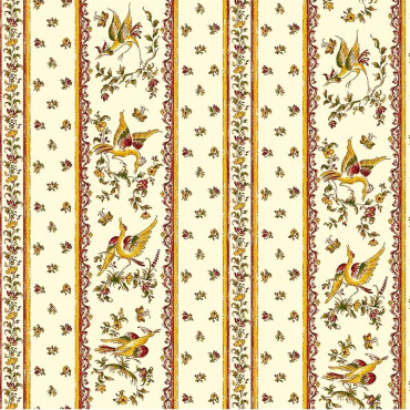 tissu-faïence-de-moustiers-rose-écru-cotn-tissu-français-provençale-vendu-au-mètre