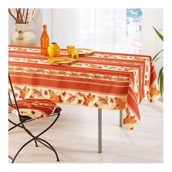 Nappe abeille brique rectangle 2m40/1m50