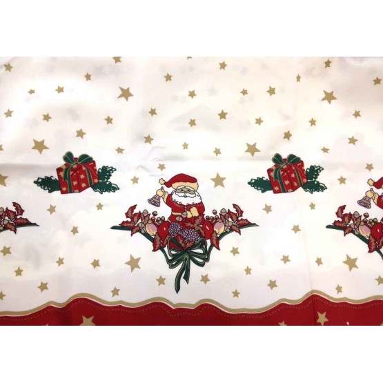 Nappe De Noël MCTISSUS 3m X 1m48 – Motif Clochettes (déperlante)