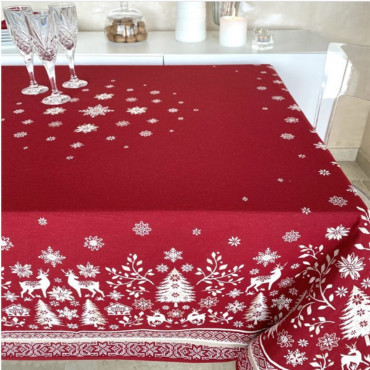 Tapis de Table Jacquard Savoie - Tissus Toselli