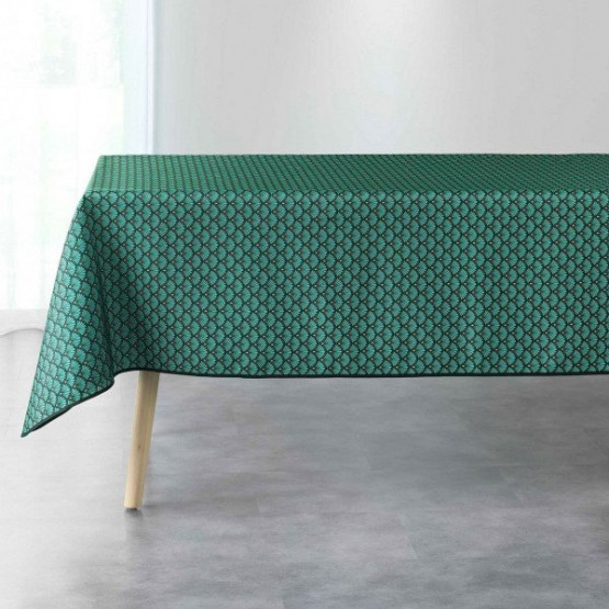 Nappe ronde anti tache (180 cm) Piana Vert sauge - Linge de table