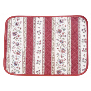 set de table beaucaire rose - coton - reversible - placemat