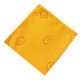serviette de table - calisson orange - polycoton - 40  cm x 40 cm