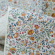 tissu-coton-beaucaire-ecru-vert-indienne-france-largeur 160 cm-textile-au mètre