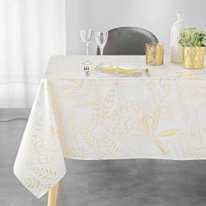 nappe-belflor-blanc-or-rectangle-polyester-antitache-infroissable