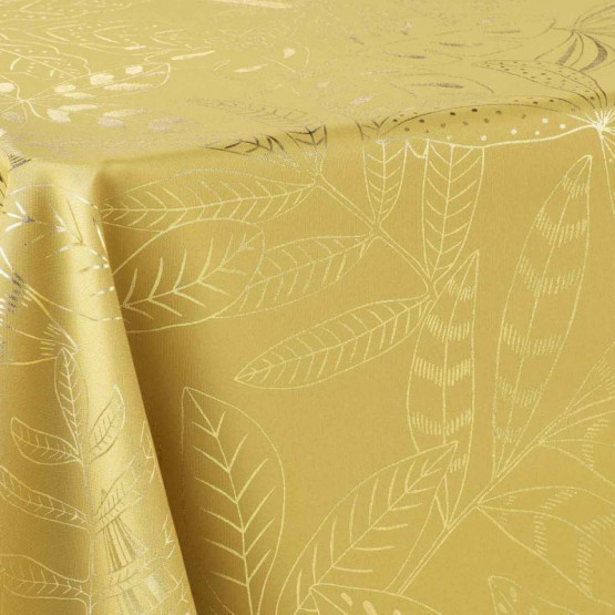Nappe ronde unie vert anis 1m80 anti tache infroissable - MCTISSUS - 37009138059