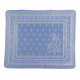 set de table-élégance-bleu-jacquard-téflon-coton-polyester-antitache