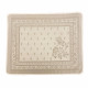 set de table-élégance-ecru beige-coton-polyester-teflon-jacquard