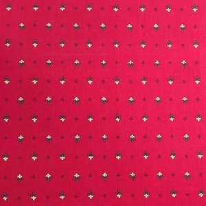 tissu-vendu au mètre-vence-rouge-jaune-coton-140cm-provençale