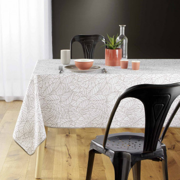 nappe solea - nappe polyester - antitache - infroissable -nappe blanche - nappe de table