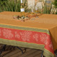 nappe-olive-jaune-curry-coton-enduit-plastifié-jacquard-tissé-rectangle-provençale-entretien-facile-qualité-