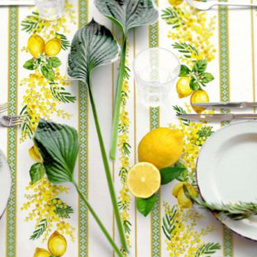 Nappe-provençale-rectangle-citron-mimosa-blanc-coton-enduit-plastifiée-linéaire-2m50x1m55