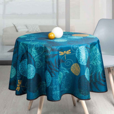nappe-ronde-polyester-antitache-infroissable-sans-repassage-libellule-bleu-table clothes-table-