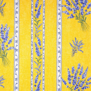 tissu-valensole-jaune-coton-motif-lavande-provençale-vendu-au-mètre