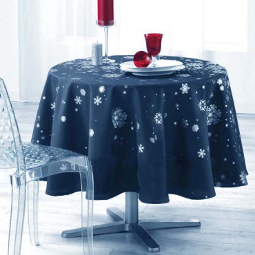 nappe-ronde-180cm-noel-constellation-bleu-marine-antitache-infroissable-polyester-nappe-de-table-stain-proof-without-ironing