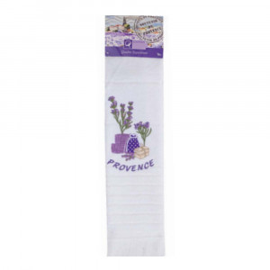 essuie-main-rectangle-herbier-sachet-de-lavande-blanc-torchon-coton-qualité-premium-50cmx70cm