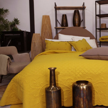 couvre-lit-dessus-de-lit-boutis-monaco-trapunto-jaune-coton-fait-main-hand-made