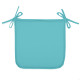 Galette-de-chaise-coussin-de-chaise-38 CM-acqua-polyester-lavable-antitache