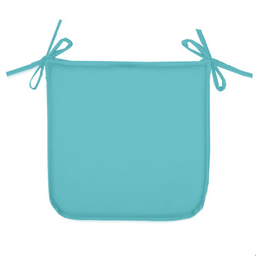 Galette-de-chaise-coussin-de-chaise-38 CM-acqua-polyester-lavable-antitache